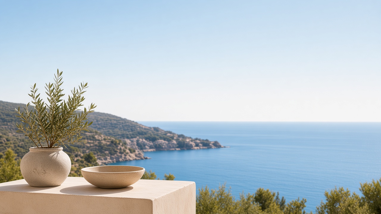 A quiet interior opening onto the coast